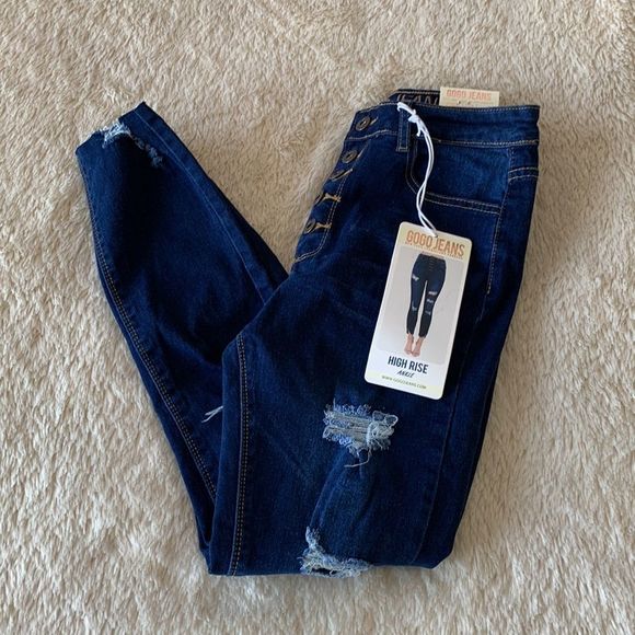 NWT High rise gogo jeans size 7 - Picture 5 of 16